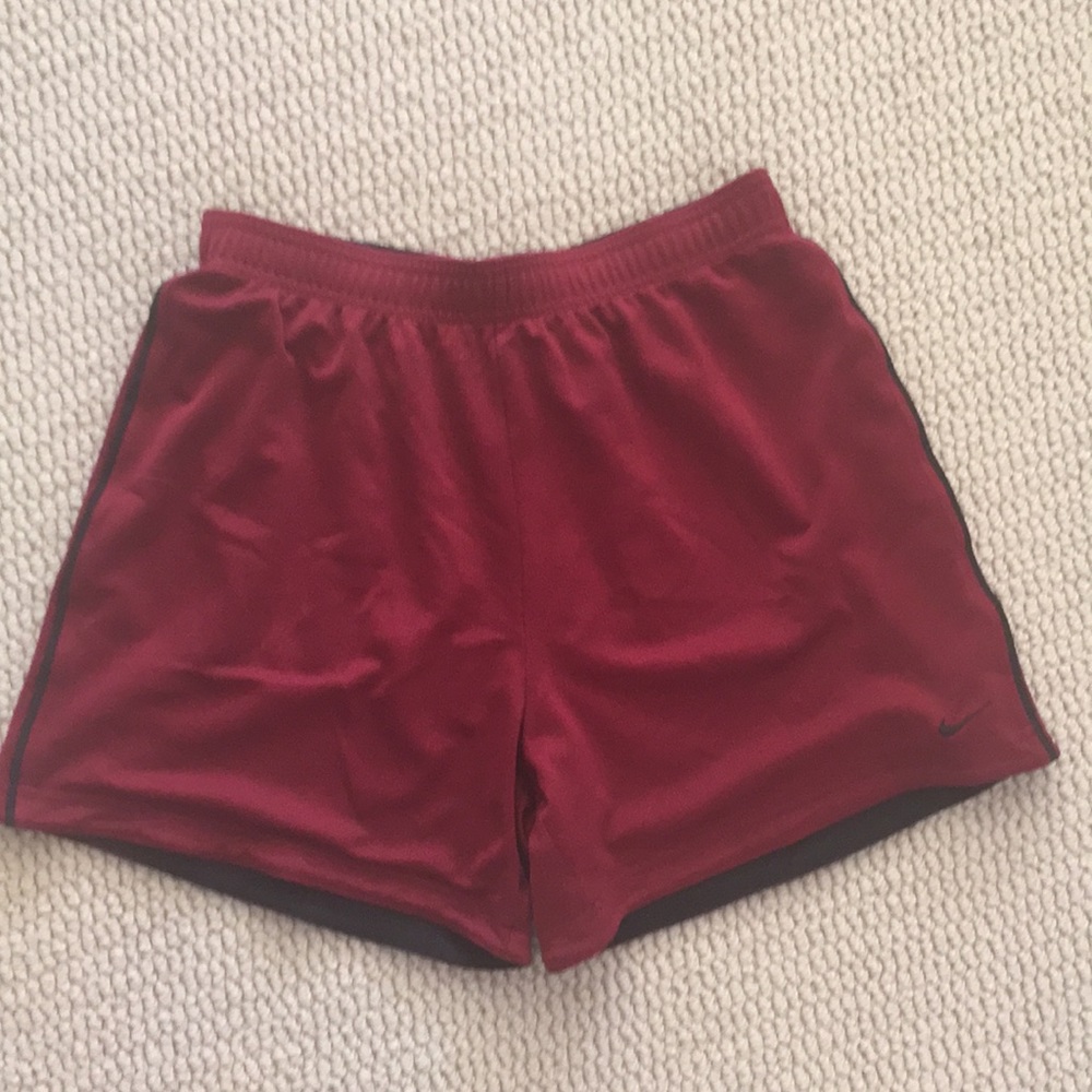Nike Crimson Red Running Shorts